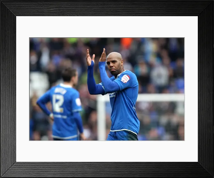 Framed Print : Marlon King's Emotional Farewell: A Coventry City Substitute Bids Adieu to Fans Amidst Birmingham City vs. Crystal Palace Npower Championship Clash (09-04-2012, Ashton Gate) Framed Print : Marlon King's Emotional Farewell: A Coventry City Substitute Bids Adieu to Fans Amidst Birmingham City vs. Crystal Palace Npower Championship Clash (09-04-2012, Ashton Gate)