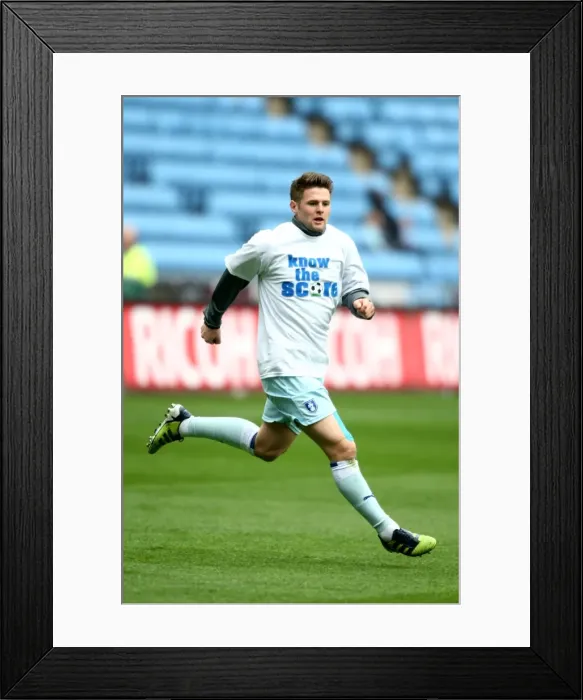 Framed Print : Oliver Norwood's Unique Pre-Match Routine: Coventry City vs. Peterborough United (Npower Championship, 07-04-2012, Ricoh Arena) - The Know the Score T-Shirt Warm-Up Framed Print : Oliver Norwood's Unique Pre-Match Routine: Coventry City vs. Peterborough United (Npower Championship, 07-04-2012, Ricoh Arena) - The Know the Score T-Shirt Warm-Up