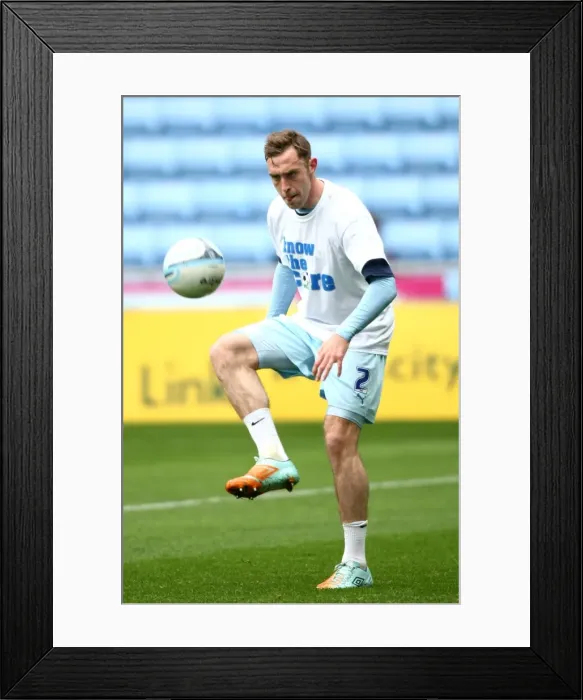 Framed Print : Richard Keogh Gears Up for Peterborough United Clash in Know the Score T-Shirt (Npower Championship, 07-04-2012) Framed Print : Richard Keogh Gears Up for Peterborough United Clash in Know the Score T-Shirt (Npower Championship, 07-04-2012)