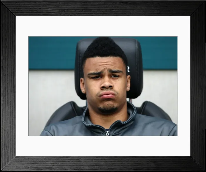 Framed Print : Jordan Willis vs Peterborough United: Npower Championship Showdown at Ricoh Arena (07-04-2012)