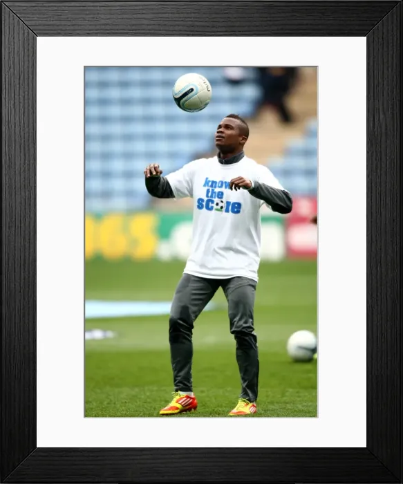 Framed Print : Alex Nimely Scores the Game-Winning Goal for Coventry City vs. Peterborough United (Npower Championship, 07-04-2012)