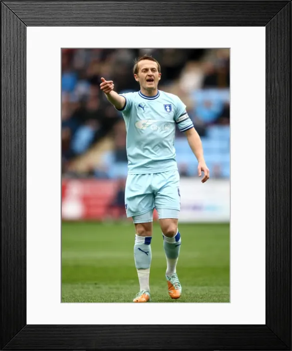 Framed Print : Sammy Clingan in Action: Coventry City vs Peterborough United, Npower Championship Showdown at Ricoh Arena (April 7, 2012) Framed Print : Sammy Clingan in Action: Coventry City vs Peterborough United, Npower Championship Showdown at Ricoh Arena (April 7, 2012)