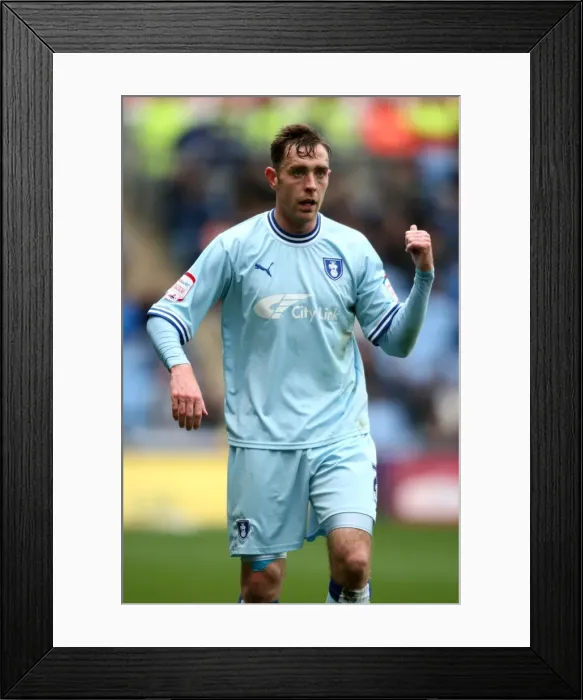 Framed Print : Richard Keogh in Action: Coventry City vs Peterborough United, Npower Championship (07-04-2012) Framed Print : Richard Keogh in Action: Coventry City vs Peterborough United, Npower Championship (07-04-2012)