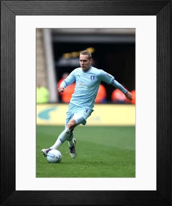 Framed Print : Chris Hussey in Action for Coventry City Against Peterborough United at Ricoh Arena (07-04-2012) Framed Print : Chris Hussey in Action for Coventry City Against Peterborough United at Ricoh Arena (07-04-2012)