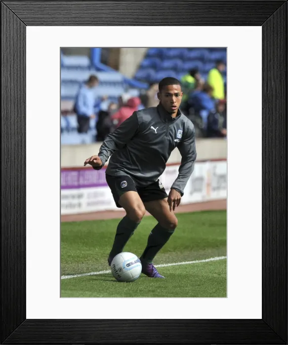 Framed Print : Jordan Clarke Focused: Coventry City's Pre-Match Ritual at Burnley's Turf Moor (Npower Championship, 14-04-2012) Framed Print : Jordan Clarke Focused: Coventry City's Pre-Match Ritual at Burnley's Turf Moor (Npower Championship, 14-04-2012)