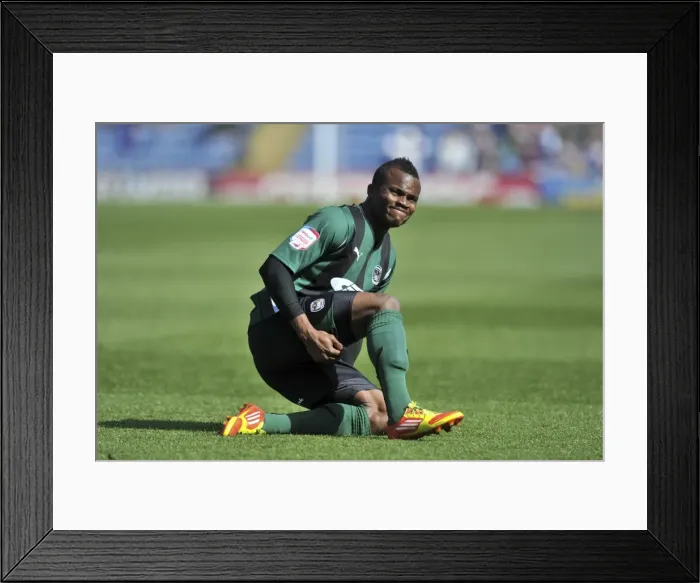 Framed Print : Alex Nimely's Thrilling Goal: Coventry City Stuns Burnley at Turf Moor (Npower Championship, 14-04-2012) Framed Print : Alex Nimely's Thrilling Goal: Coventry City Stuns Burnley at Turf Moor (Npower Championship, 14-04-2012)