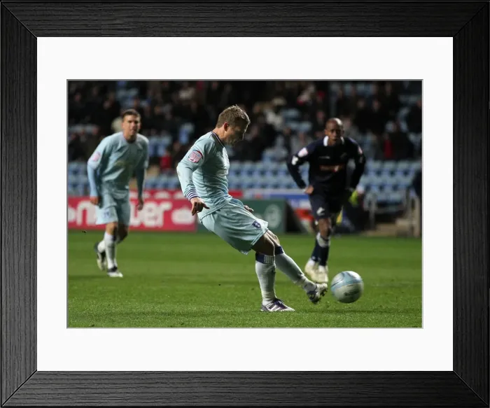 Framed Print : Gary McSheffrey's Penalty Denied: Coventry City vs Millwall, Championship 2011-2012 (Maik Taylor Saves) Framed Print : Gary McSheffrey's Penalty Denied: Coventry City vs Millwall, Championship 2011-2012 (Maik Taylor Saves)