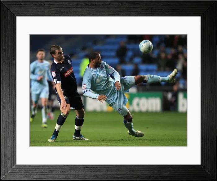 Framed Print : Championship Showdown: Coventry City vs. Millwall - Clive Platt vs. Tony Craig at Ricoh Arena (17-04-2012) Framed Print : Championship Showdown: Coventry City vs. Millwall - Clive Platt vs. Tony Craig at Ricoh Arena (17-04-2012)