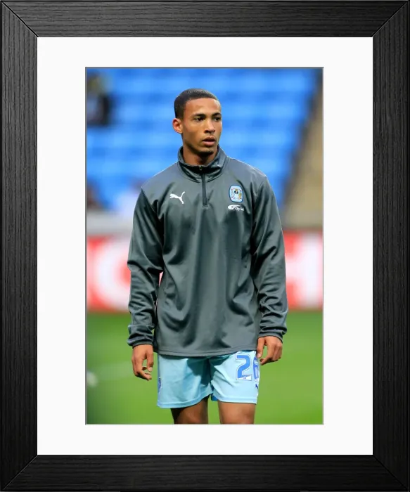 Framed Print : Jordan Clarke in Action for Coventry City vs Millwall, Npower Championship (17-04-2012) Framed Print : Jordan Clarke in Action for Coventry City vs Millwall, Npower Championship (17-04-2012)