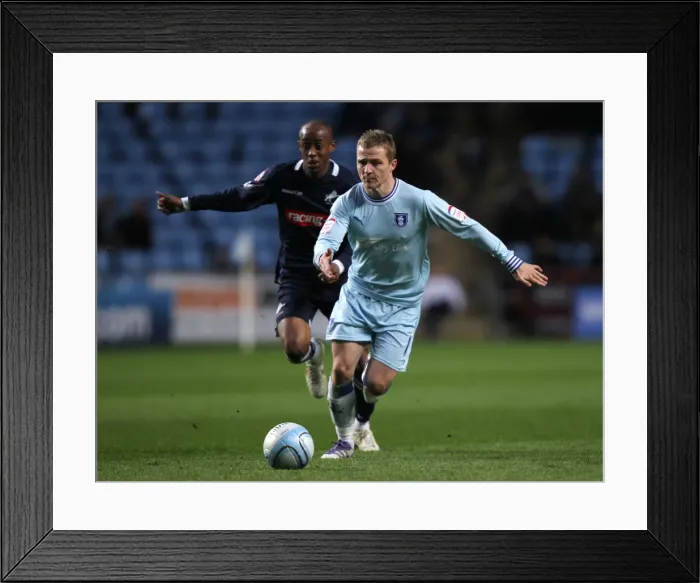 Framed Print : Gary McSheffrey Evades Nadjim Abdou: Coventry City vs Millwall, Npower Championship (17-04-2012, Ricoh Arena) Framed Print : Gary McSheffrey Evades Nadjim Abdou: Coventry City vs Millwall, Npower Championship (17-04-2012, Ricoh Arena)