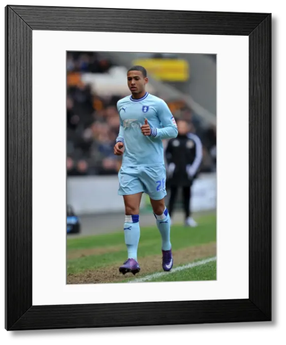 Framed Print : Jordan Clarke in Action: Coventry City vs Hull City, Npower Championship (31-03-2012, KC Stadium) Framed Print : Jordan Clarke in Action: Coventry City vs Hull City, Npower Championship (31-03-2012, KC Stadium)
