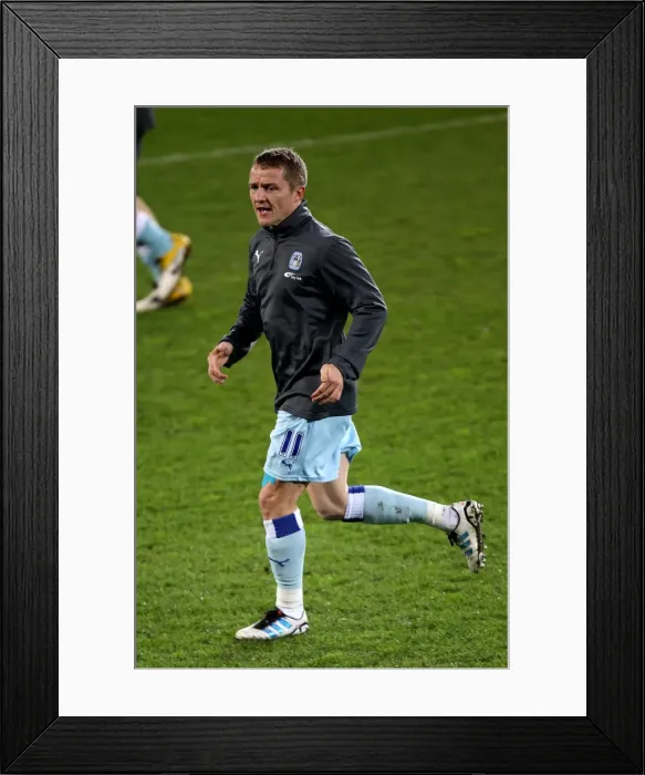 Framed Print : Gary McSheffrey in Action for Coventry City against Cardiff City, Npower Championship (21-03-2012) Framed Print : Gary McSheffrey in Action for Coventry City against Cardiff City, Npower Championship (21-03-2012)