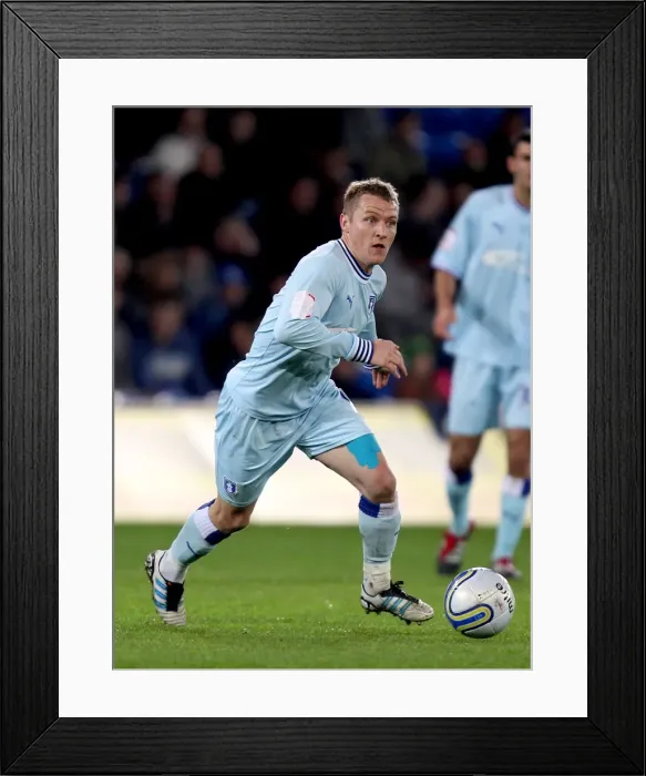 Framed Print : Gary McSheffrey in Action: Coventry City vs Cardiff City, Npower Championship (21-03-2012)