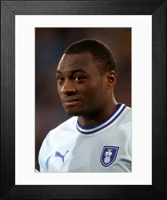 Framed Print : Nathan Cameron Faces Off Against Cardiff City at Npower Championship Match (21-03-2012) Framed Print : Nathan Cameron Faces Off Against Cardiff City at Npower Championship Match (21-03-2012)
