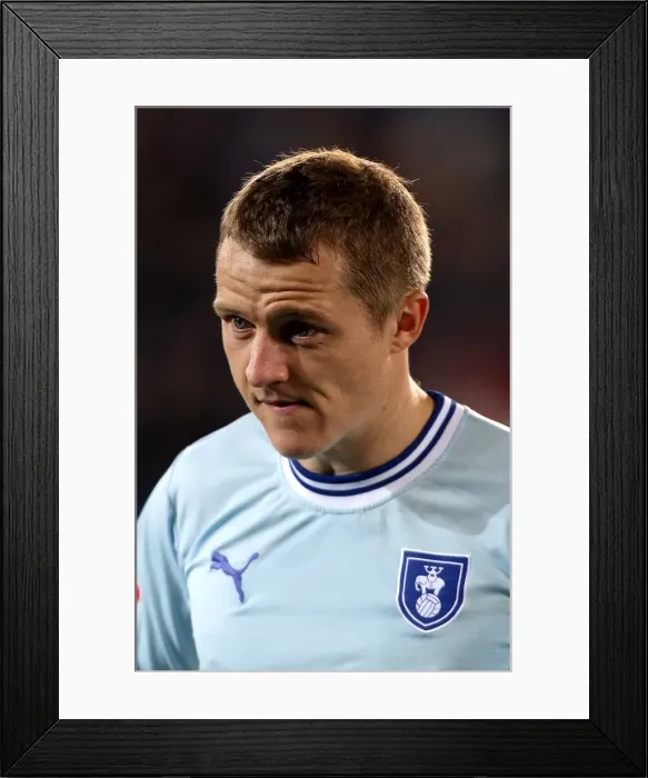 Framed Print : Gary McSheffrey in Action for Coventry City against Cardiff City (21-03-2012) Framed Print : Gary McSheffrey in Action for Coventry City against Cardiff City (21-03-2012)