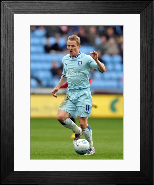 Framed Print : Gary McSheffrey Scores the Winning Goal for Coventry City Against Doncaster Rovers at Ricoh Arena (21-04-2012) Framed Print : Gary McSheffrey Scores the Winning Goal for Coventry City Against Doncaster Rovers at Ricoh Arena (21-04-2012)