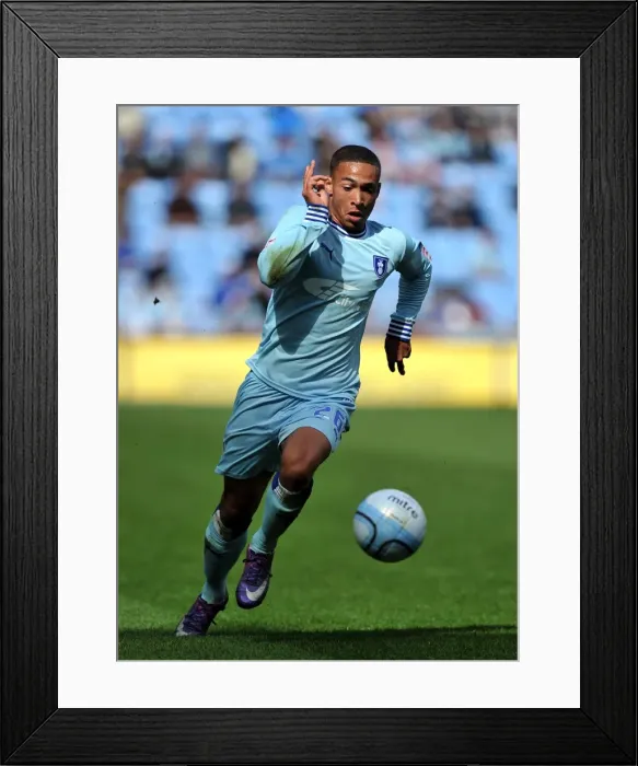 Framed Print : Jordan Clarke in Action: Coventry City vs Doncaster Rovers, Npower Championship (2012) Framed Print : Jordan Clarke in Action: Coventry City vs Doncaster Rovers, Npower Championship (2012)