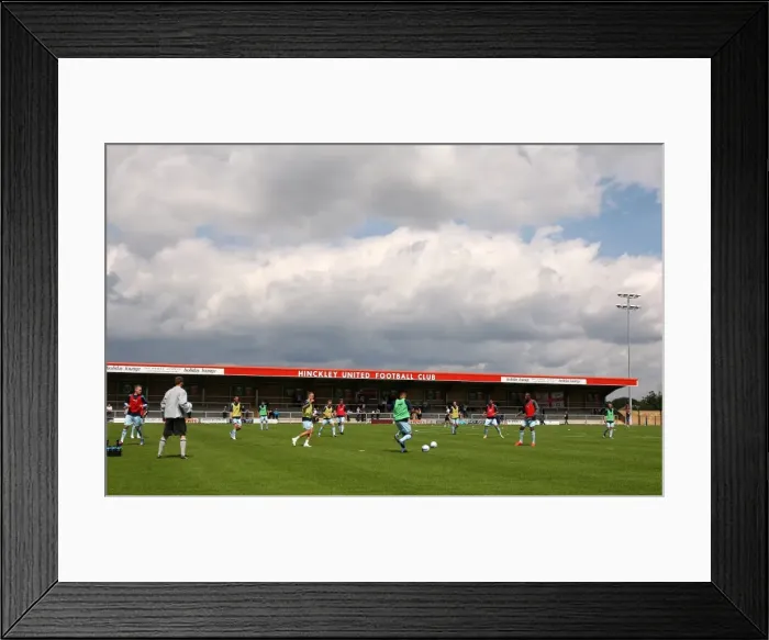 Framed Print : Coventry City FC: Pre-Season Training at De Montfort Park Ahead of Hinckley United Match Framed Print : Coventry City FC: Pre-Season Training at De Montfort Park Ahead of Hinckley United Match