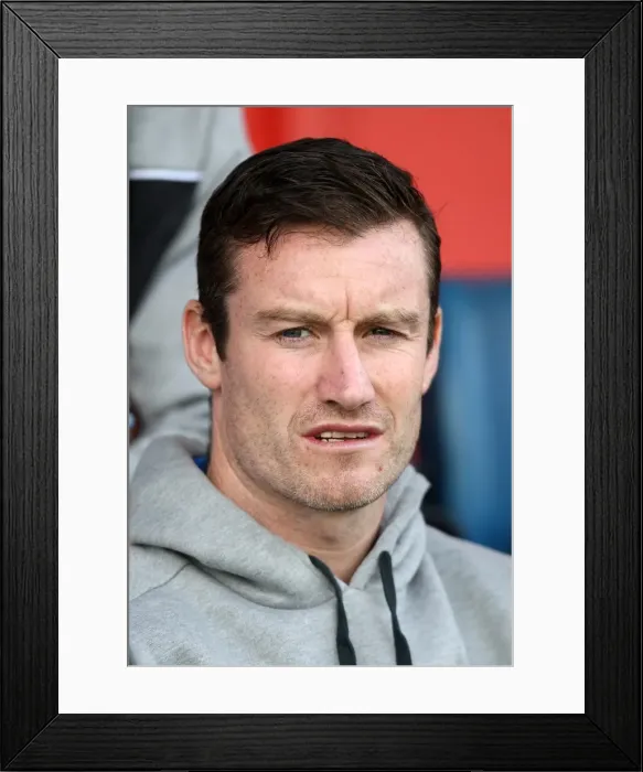 Framed Print : Stephen Elliot in Action: Coventry City FC vs Hinckley United - Pre-Season Friendly at De Montfort Park