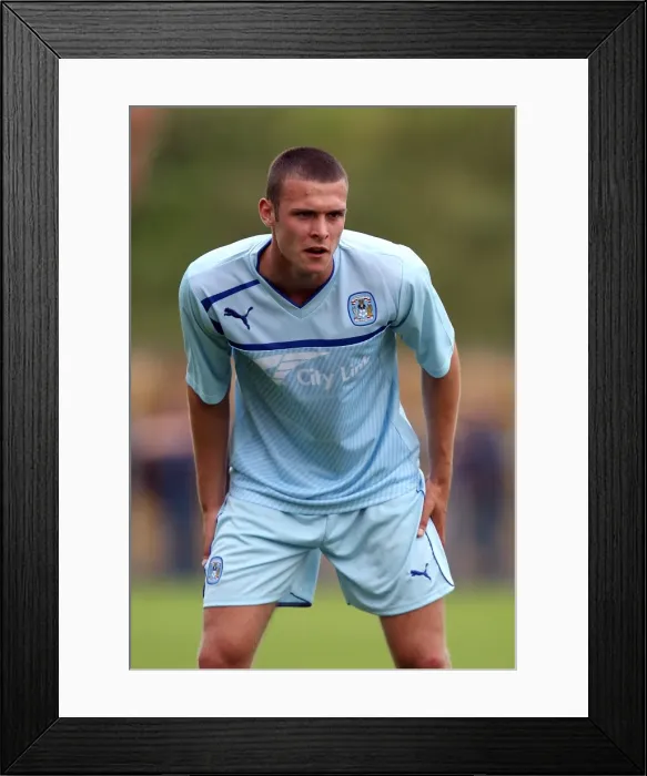 Framed Print : Billy Daniels in Action: Coventry City FC vs Hinckley United - Pre-Season Friendly at De Montfort Park