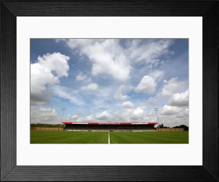 Framed Print : Coventry City at Hinckley United's De Montfort Park: Pre-Season Friendly