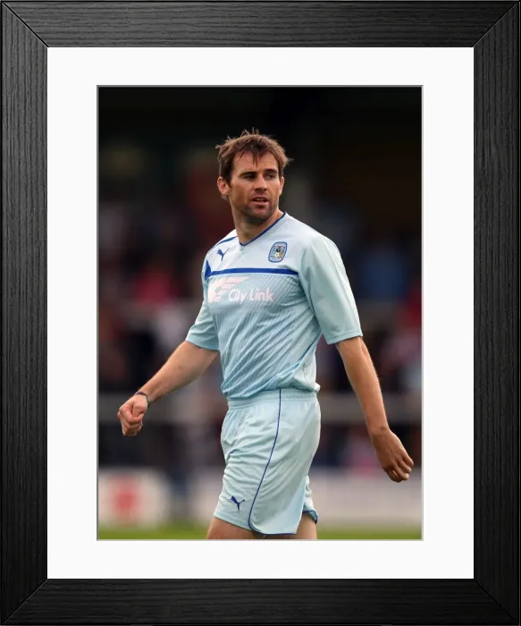 Framed Print : Kevin Kilbane in Action for Coventry City against Hinckley United during Pre-Season Friendly at De Montfort Park Framed Print : Kevin Kilbane in Action for Coventry City against Hinckley United during Pre-Season Friendly at De Montfort Park
