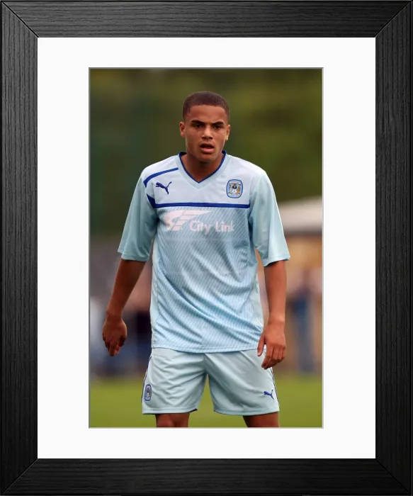 Framed Print : Louis Garner's Shining Debut: Coventry City's Pre-Season Victory Over Hinckley United