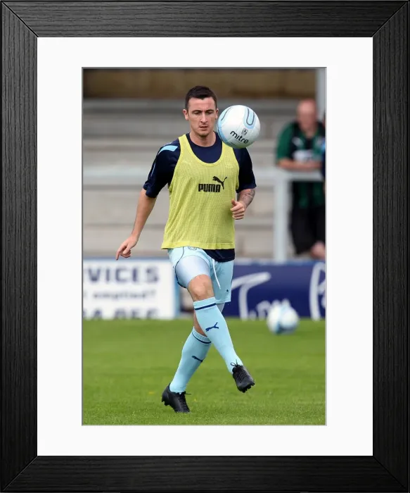 Framed Print : Roy O'Donovan Scores for Coventry City in Pre-Season Friendly Against Hinckley United at De Montfort Park