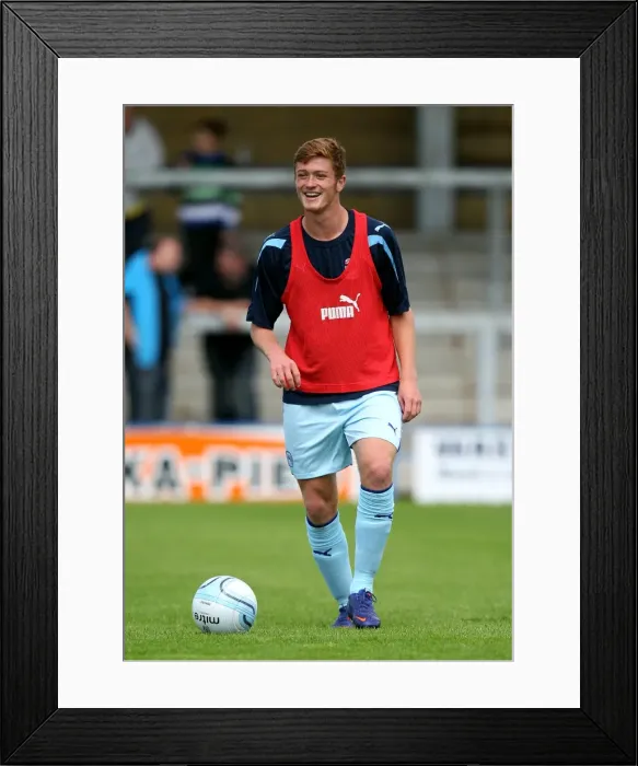 Framed Print : Joe Henderson in Action: Coventry City vs Hinckley United - Pre-Season Friendly at De Montfort Park