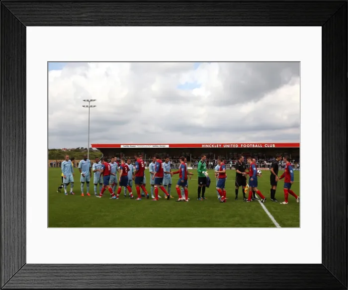 Framed Print : Coventry City and Hinckley United: A Pre-Season Friendly Unity Framed Print : Coventry City and Hinckley United: A Pre-Season Friendly Unity