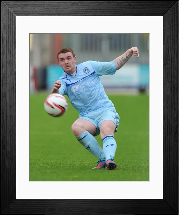 Framed Print : John Fleck's Epic Long-Range Strike: Coventry City's Game-Changing Goal vs. Accrington Stanley (Pre-Season Friendly) Framed Print : John Fleck's Epic Long-Range Strike: Coventry City's Game-Changing Goal vs. Accrington Stanley (Pre-Season Friendly)