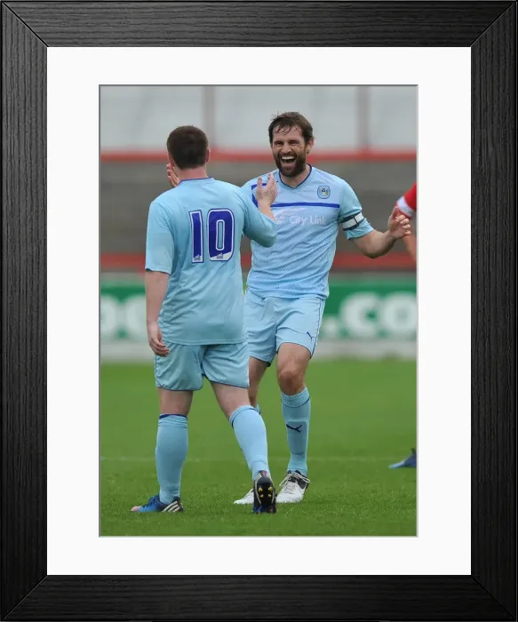 Framed Print : Pre Season Friendly - Accrington Stanley v Coventry City - Crown Ground