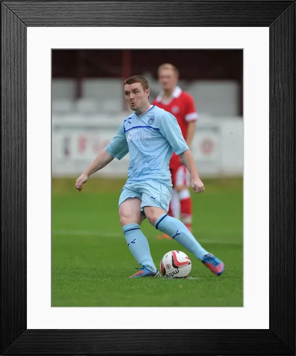 Framed Print : John Fleck Scores First Coventry City Goal in Pre-Season Friendly Against Accrington Stanley at Crown Ground Framed Print : John Fleck Scores First Coventry City Goal in Pre-Season Friendly Against Accrington Stanley at Crown Ground