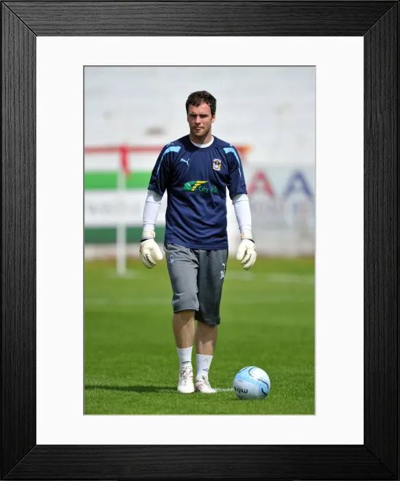 Framed Print : Joe Murphy in Action: Coventry City FC's Goalkeeper at Pre-Season Friendly vs Accrington Stanley at Crown Ground Framed Print : Joe Murphy in Action: Coventry City FC's Goalkeeper at Pre-Season Friendly vs Accrington Stanley at Crown Ground