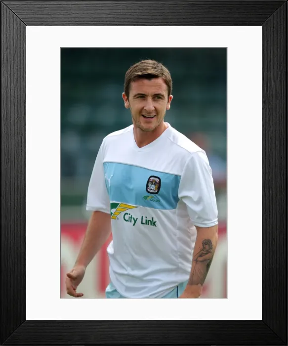 Framed Print : Roy O'Donovan Scores for Coventry City in Pre-Season Friendly Against Bristol Rovers at Memorial Ground