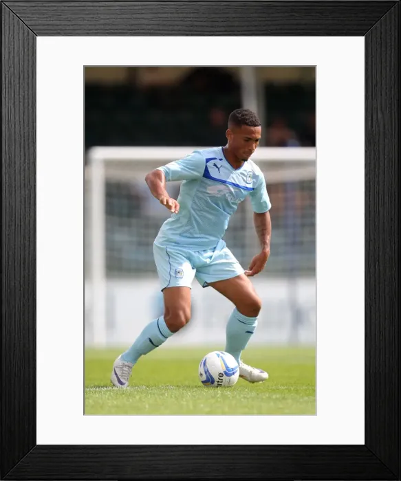 Framed Print : Jordan Clarke in Action: Coventry City vs. Bristol Rovers - Pre-Season Clash Framed Print : Jordan Clarke in Action: Coventry City vs. Bristol Rovers - Pre-Season Clash