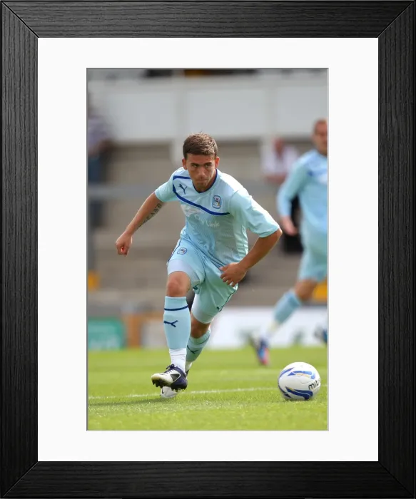 Framed Print : Cody McDonald in Action: Coventry City vs. Bristol Rovers - Pre-Season Clash Framed Print : Cody McDonald in Action: Coventry City vs. Bristol Rovers - Pre-Season Clash