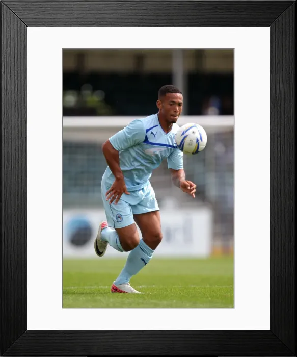 Framed Print : Jordan Clarke in Action: Coventry City vs. Bristol Rovers - Pre-Season Clash Framed Print : Jordan Clarke in Action: Coventry City vs. Bristol Rovers - Pre-Season Clash