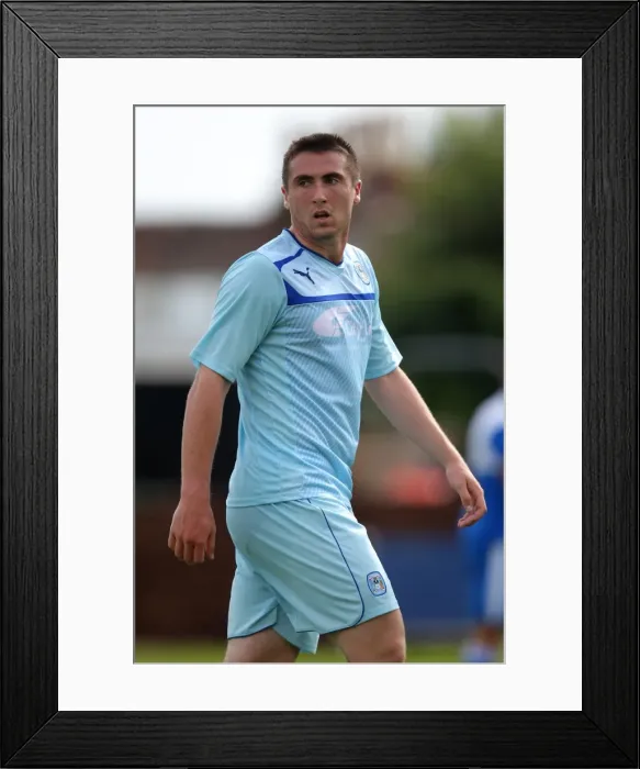 Framed Print : Callum Ball in Action: Coventry City vs. Bristol Rovers Pre-Season Friendly at Memorial Ground Framed Print : Callum Ball in Action: Coventry City vs. Bristol Rovers Pre-Season Friendly at Memorial Ground