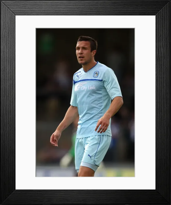 Framed Print : Richard Wood in Pre-Season Action: Coventry City vs. Bristol Rovers at Memorial Ground Framed Print : Richard Wood in Pre-Season Action: Coventry City vs. Bristol Rovers at Memorial Ground