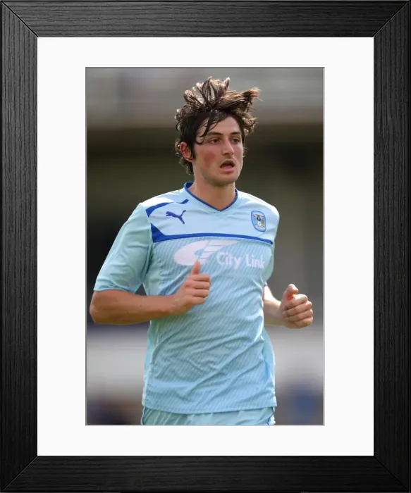 Framed Print : Adam Barton in Action: Coventry City vs. Bristol Rovers - Pre-Season Clash at Memorial Ground Framed Print : Adam Barton in Action: Coventry City vs. Bristol Rovers - Pre-Season Clash at Memorial Ground