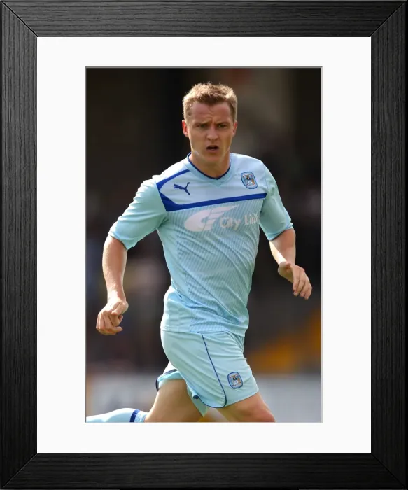 Framed Print : Gary McSheffrey in Action: Coventry City vs. Bristol Rovers - Pre-Season Thriller