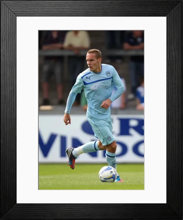 Framed Print : Chris Hussey in Action: Coventry City vs. Bristol Rovers Pre-Season Friendly Framed Print : Chris Hussey in Action: Coventry City vs. Bristol Rovers Pre-Season Friendly