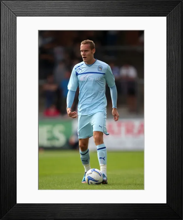Framed Print : Chris Hussey in Action: Coventry City vs. Bristol Rovers Framed Print : Chris Hussey in Action: Coventry City vs. Bristol Rovers