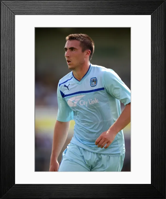 Framed Print : Callum Ball in Action: Coventry City vs. Bristol Rovers Pre-Season Friendly Framed Print : Callum Ball in Action: Coventry City vs. Bristol Rovers Pre-Season Friendly