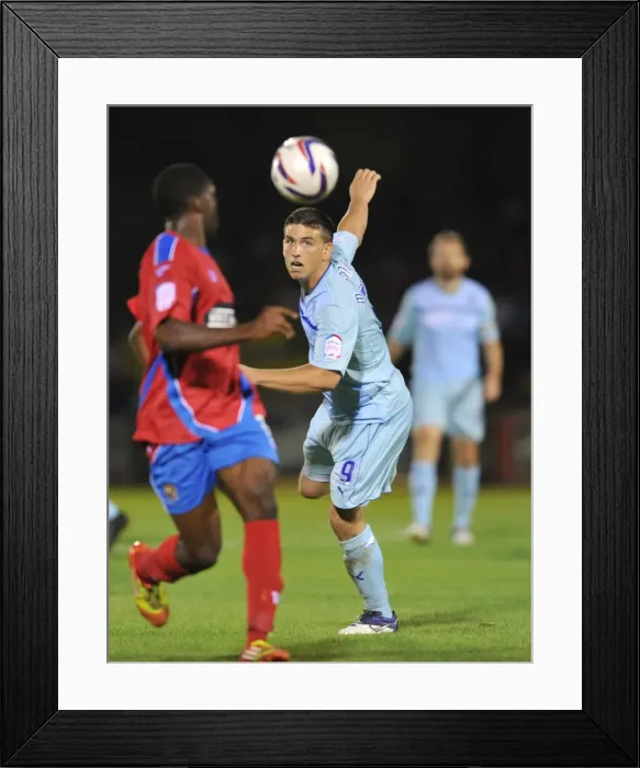 Framed Print : Capital One Cup - First Round - Dagenham and Redbridge v Coventry City - The London Borough of Barking and Dagenham Stadium Framed Print : Capital One Cup - First Round - Dagenham and Redbridge v Coventry City - The London Borough of Barking and Dagenham Stadium