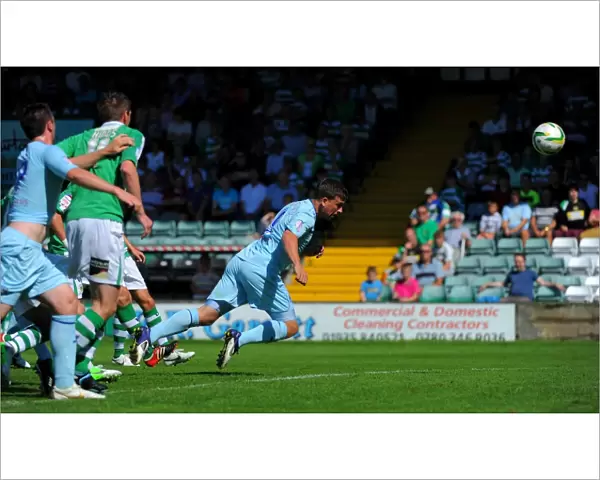 Cody McDonald Scores the Winning Goal: Coventry City's Triumph over Yeovil Town in Npower League One (August 18, 2012)