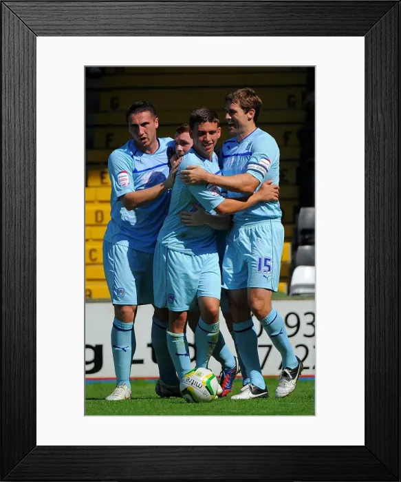 Framed Print : npower Football League One - Yeovil Town v Coventry City - Huish Park Framed Print : npower Football League One - Yeovil Town v Coventry City - Huish Park