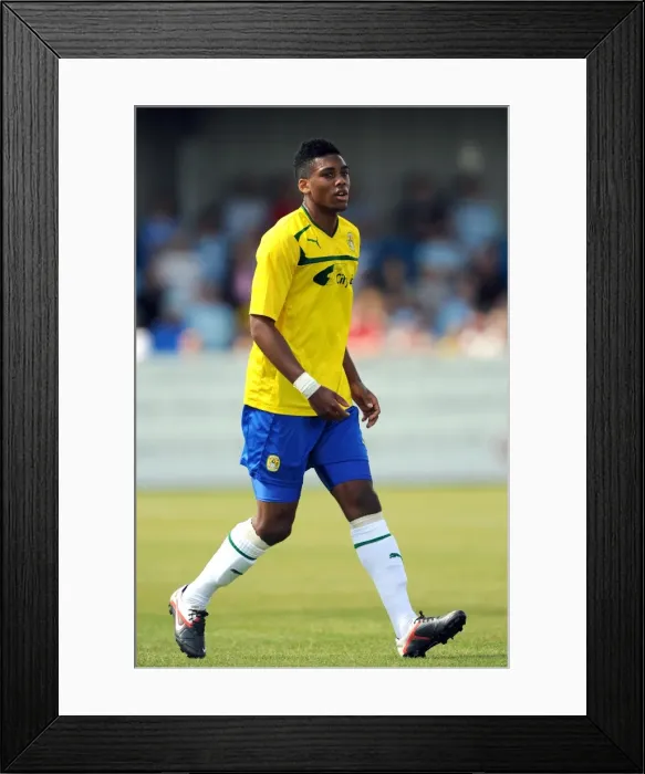 Framed Print : Coventry City's Shaun Jeffers in Action during Pre-Season Friendly against Nuneaton Town at Liberty Way Stadium Framed Print : Coventry City's Shaun Jeffers in Action during Pre-Season Friendly against Nuneaton Town at Liberty Way Stadium