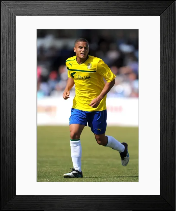 Framed Print : Lewis Garner's Shining Performance: Coventry City's Pre-Season Victory over Nuneaton Town at Liberty Way Stadium Framed Print : Lewis Garner's Shining Performance: Coventry City's Pre-Season Victory over Nuneaton Town at Liberty Way Stadium